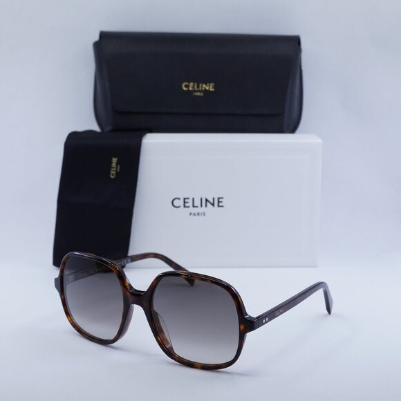 Final Price! Celine CL40244U 52F Brown Sunglasses - Picture 1 of 10